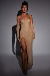 Trixie Maxi Dress - Gold Sparkle Dress Babyboo Fashion Premium Exclusive Design