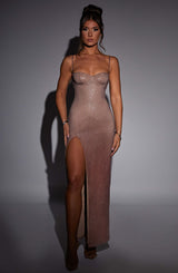 Trixie Maxi Dress - Sparkle Ombre Print Dress Babyboo Fashion Premium Exclusive Design