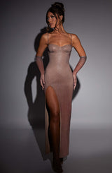 Trixie Maxi Dress - Sparkle Ombre Print Dress Babyboo Fashion Premium Exclusive Design