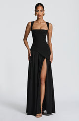 Tullulah Maxi Dress - Black Dress Babyboo Fashion Premium Exclusive Design