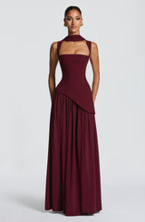 Tullulah Maxi Dress - Cherry Lacquer Dress Babyboo Fashion Premium Exclusive Design