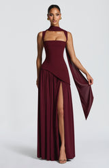 Tullulah Maxi Dress - Cherry Lacquer Dress Babyboo Fashion Premium Exclusive Design