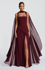 Tullulah Maxi Dress - Cherry Lacquer Dress Babyboo Fashion Premium Exclusive Design