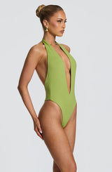 Tysa Bodysuit - Olive Bodysuit Babyboo Fashion Premium Exclusive Design
