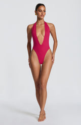 Tysa Bodysuit - Raspberry Bodysuit Babyboo Fashion Premium Exclusive Design