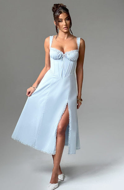 Shop Formal Dress - Ulrika Midi Dress - Blue secondary image