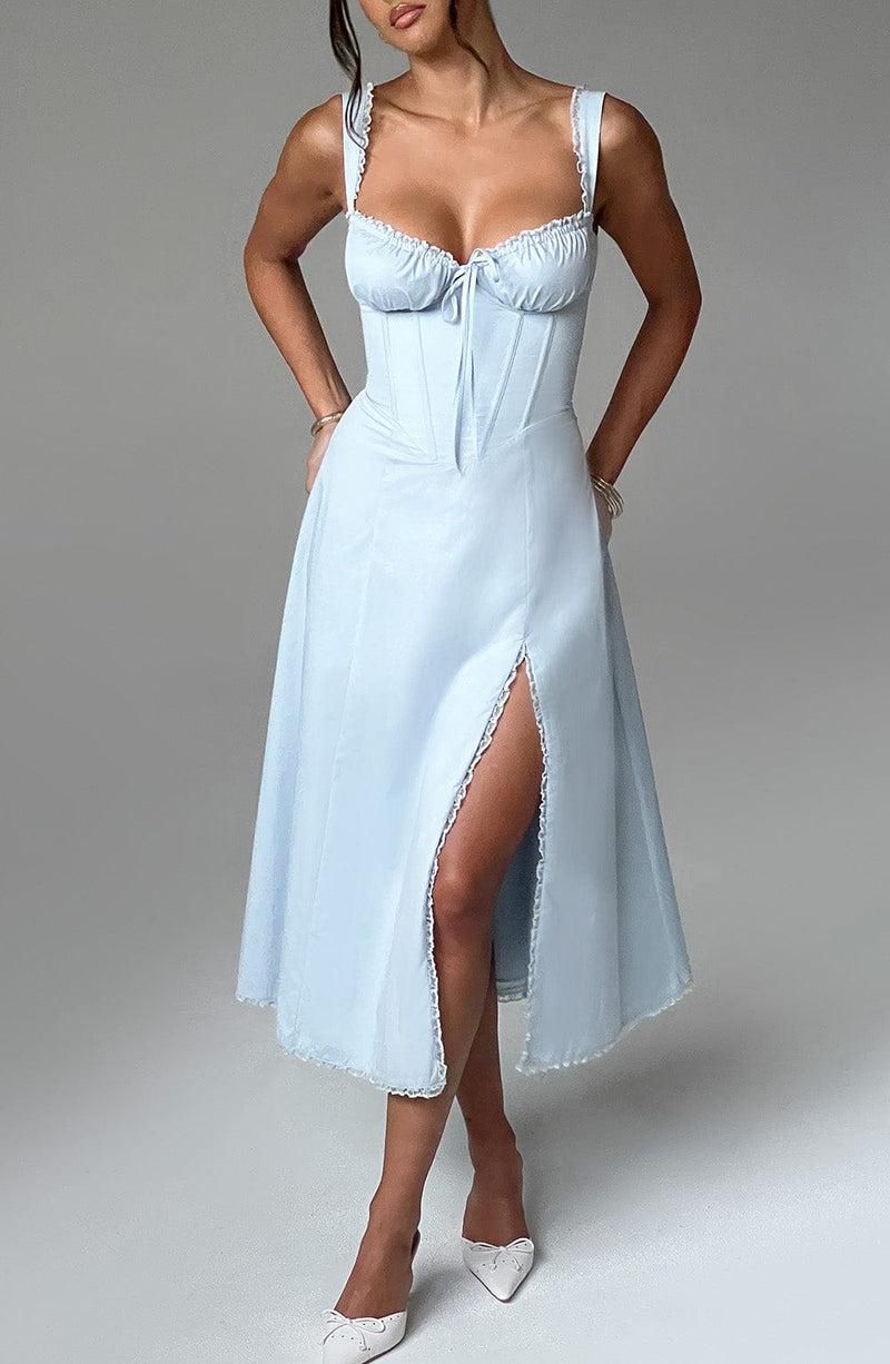 Ulrika Midi Dress - Blue Dress XS Babyboo Fashion Premium Exclusive Design