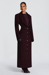 Ursula Coat - Plum Jacket Babyboo Fashion Premium Exclusive Design