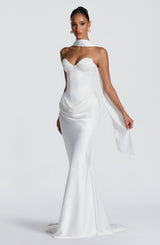 Vaila Gown - Ivory Dress Babyboo Fashion Premium Exclusive Design