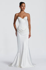 Vaila Gown - Ivory Dress Babyboo Fashion Premium Exclusive Design