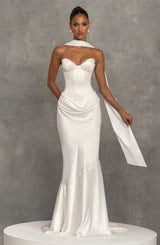 Vaila Gown - Ivory Dress Babyboo Fashion Premium Exclusive Design