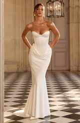 Vaila Gown - Ivory Dress Babyboo Fashion Premium Exclusive Design