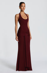Veneda Maxi Dress - Cherry Lacquer Dress Babyboo Fashion Premium Exclusive Design
