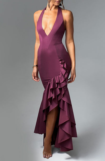 Veronique Maxi Dress - Cherry Lacquer - View 4 | Shop Formal Dress