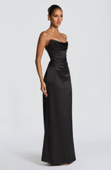 Vessa Maxi Dress - Black Dress Babyboo Fashion Premium Exclusive Design