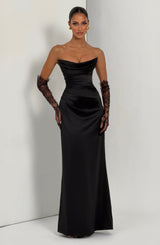 Vessa Maxi Dress - Black Dress Babyboo Fashion Premium Exclusive Design
