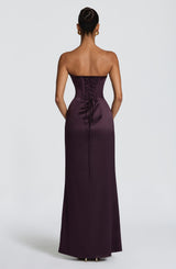Vessa Maxi Dress - Plum Dress Babyboo Fashion Premium Exclusive Design