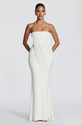 Vienna Maxi Dress - Ivory Dress XS Babyboo Fashion Premium Exclusive Design