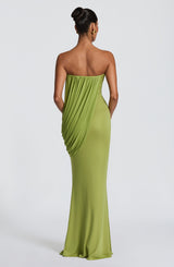 Vienna Maxi Dress - Olive Dress Babyboo Fashion Premium Exclusive Design