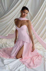 Vietta Maxi Dress - Blush Dress Babyboo Fashion Premium Exclusive Design