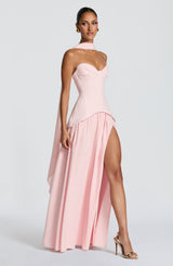 Vietta Maxi Dress - Blush Dress Babyboo Fashion Premium Exclusive Design
