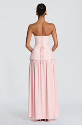 Vietta Maxi Dress - Blush Dress Babyboo Fashion Premium Exclusive Design