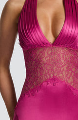 Virella Maxi Dress - Fuchsia Dress Babyboo Fashion Premium Exclusive Design