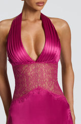 Virella Maxi Dress - Fuchsia Dress Babyboo Fashion Premium Exclusive Design