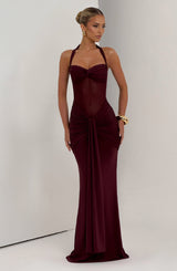 Vixen Maxi Dress - Cherry Lacquer Dress Babyboo Fashion Premium Exclusive Design