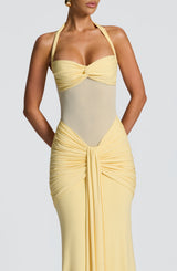 Vixen Maxi Dress - Lemon Dress Babyboo Fashion Premium Exclusive Design