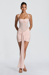 Vixen Mini Dress - Soft Blush Dress XS Babyboo Fashion Premium Exclusive Design