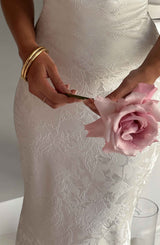 Whitney Maxi Dress - Ivory Dress Babyboo Fashion Premium Exclusive Design