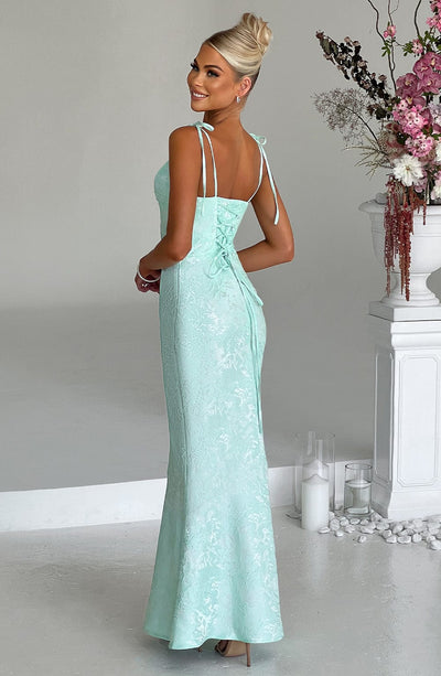 Whitney Maxi Dress - Mint - View 3 | Shop Formal Dress