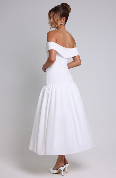 Collective Dress - Wilhelmina Midaxi Dress - Ivory image 6