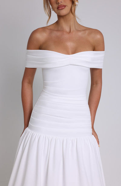 Collective Dress - Wilhelmina Midaxi Dress - Ivory image 4