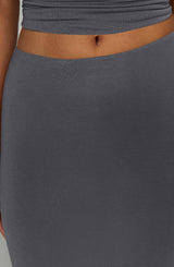 Yazmin Maxi Skirt - Charcoal Skirt Babyboo Fashion Premium Exclusive Design