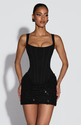 Yeona Mini Dress - Black Dress Babyboo Fashion Premium Exclusive Design