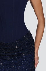 Yeona Maxi Dress - Navy