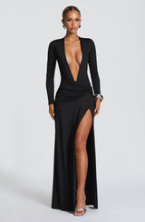 Ysabella Maxi Dress - Black Dress Babyboo Fashion Premium Exclusive Design