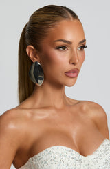 Yuki Earrings - Silver Accessories ONE SIZE Babyboo Fashion Premium Exclusive Design