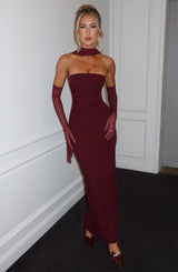 Yulia Maxi Dress - Cherry Lacquer Dress Babyboo Fashion Premium Exclusive Design