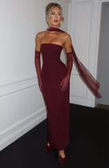 Yulia Maxi Dress - Cherry Lacquer Dress XS Babyboo Fashion Premium Exclusive Design