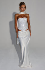 Yvette Corset - Ivory Tops Babyboo Fashion Premium Exclusive Design