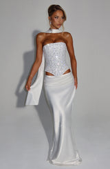 Yvette Corset - Ivory Tops Babyboo Fashion Premium Exclusive Design