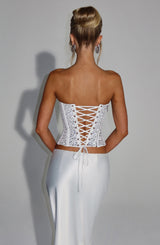 Yvette Corset - Ivory Tops Babyboo Fashion Premium Exclusive Design