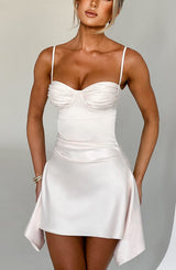 Zahra Mini Dress - Ivory Dress Babyboo Fashion Premium Exclusive Design