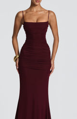 Zaria Gown - Cherry Lacquer Dress Babyboo Fashion Premium Exclusive Design