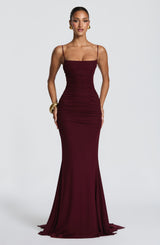 Zaria Gown - Cherry Lacquer Dress XS Babyboo Fashion Premium Exclusive Design