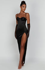 Alora Maxi Dress - Black Dress Babyboo Fashion Premium Exclusive Design