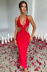 Arabella Maxi Dress - Red Dress Babyboo Fashion Premium Exclusive Design